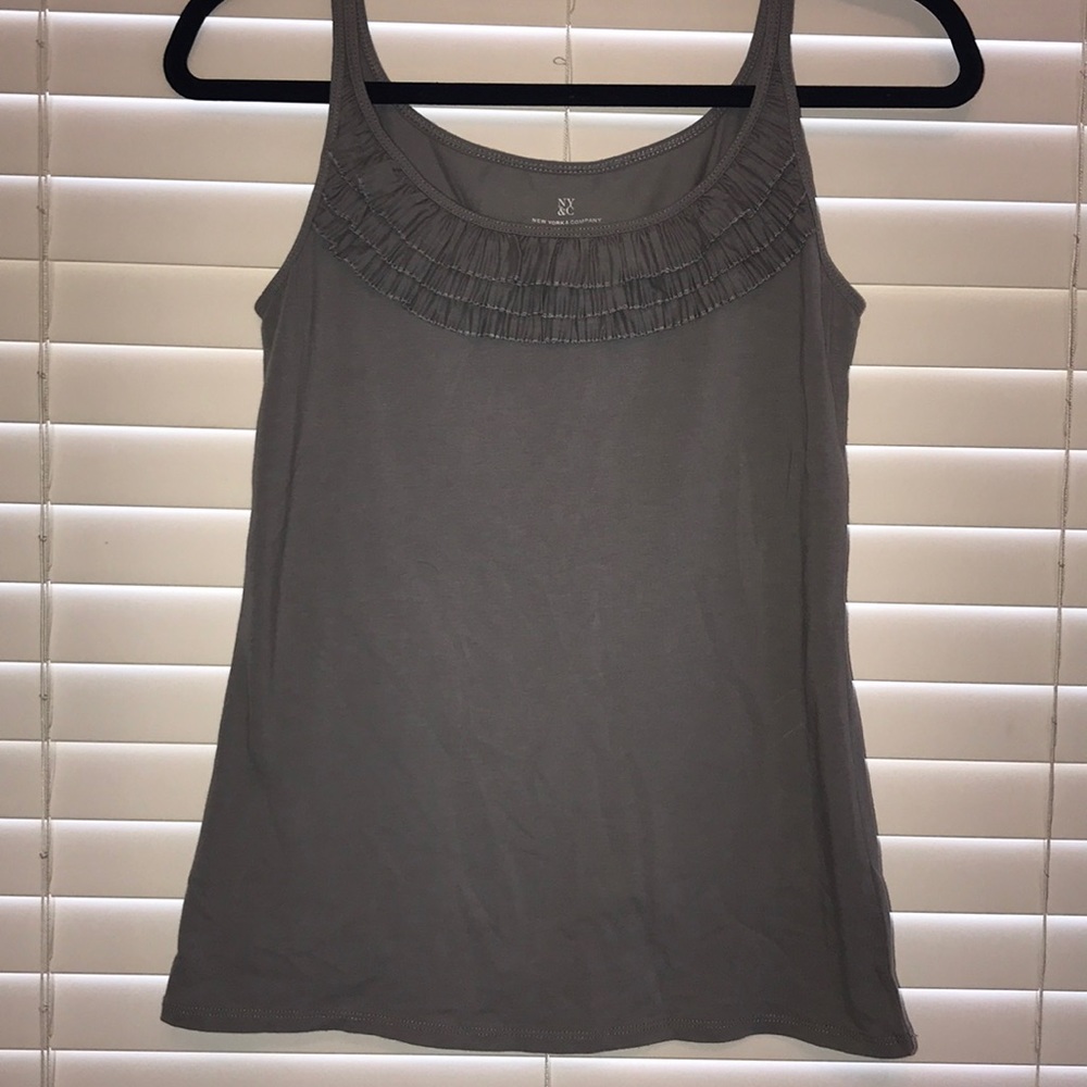 light brown/grey New York and Company tank top
